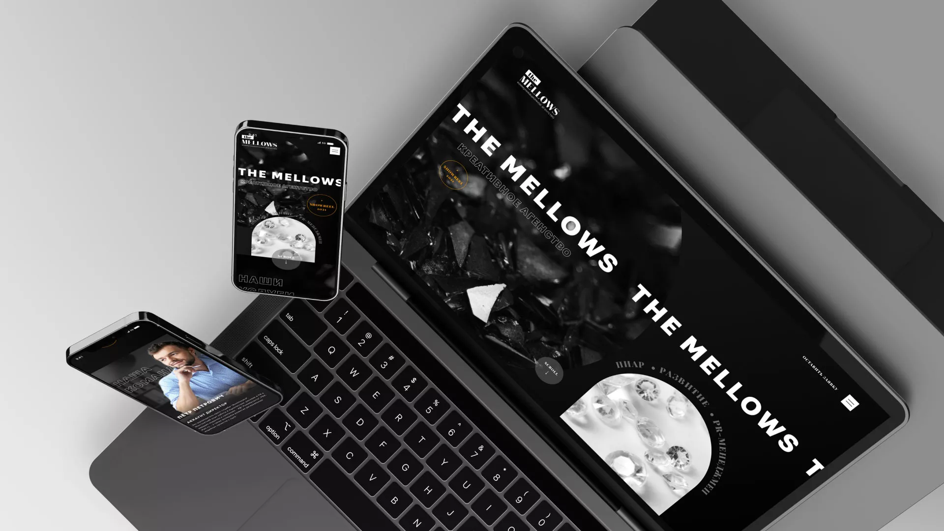 Разработка сайта креативного агентства «The Mellows» в Бутурлиновке