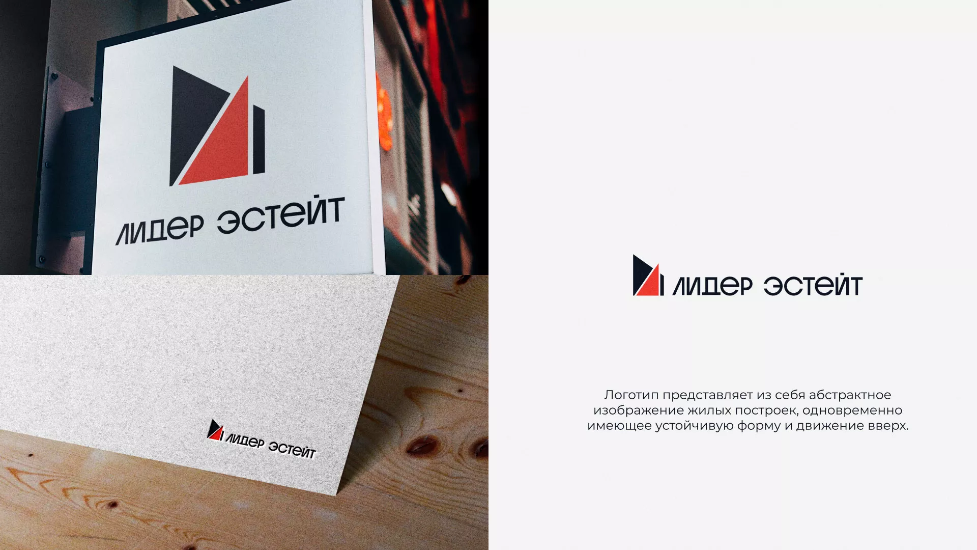 Сделали логотип для агентства недвижимости «Лидер Эстейт» в Бутурлиновке